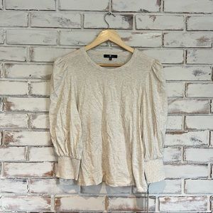 7 for all mankind puff long sleeve lightweight shirt